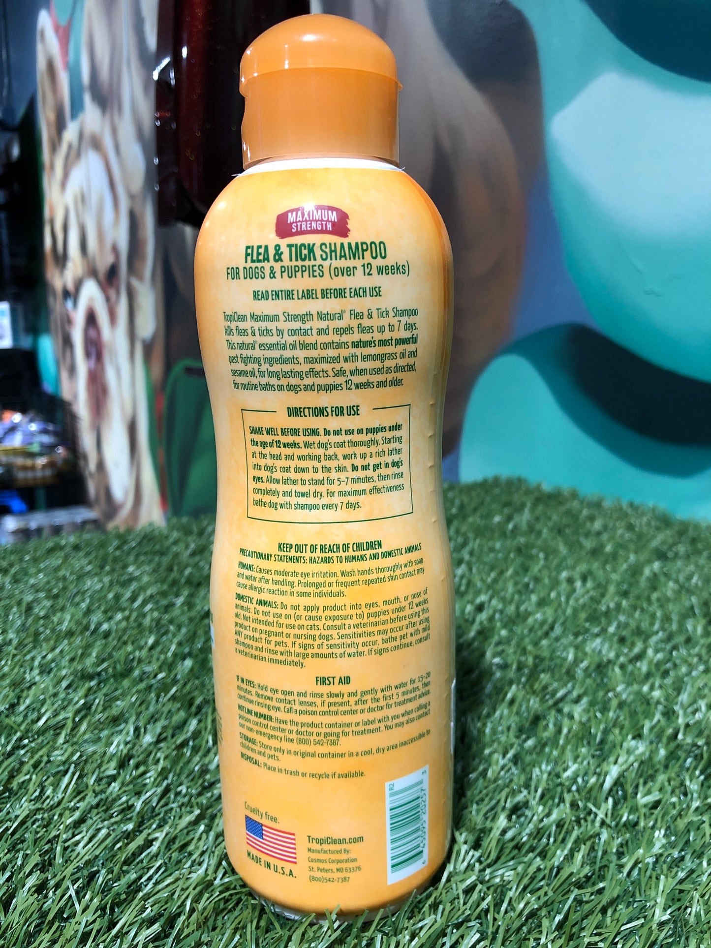 Tropiclean Natural Flea & tick Shampoo