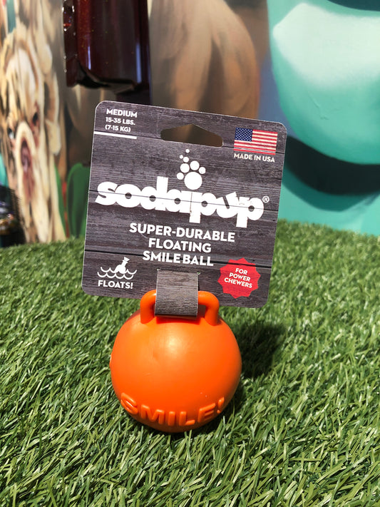 Sodapup Floating Smile Ball Orange