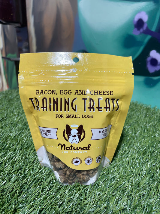 Natural Dog Training Treats Bacon Egg and Cheese