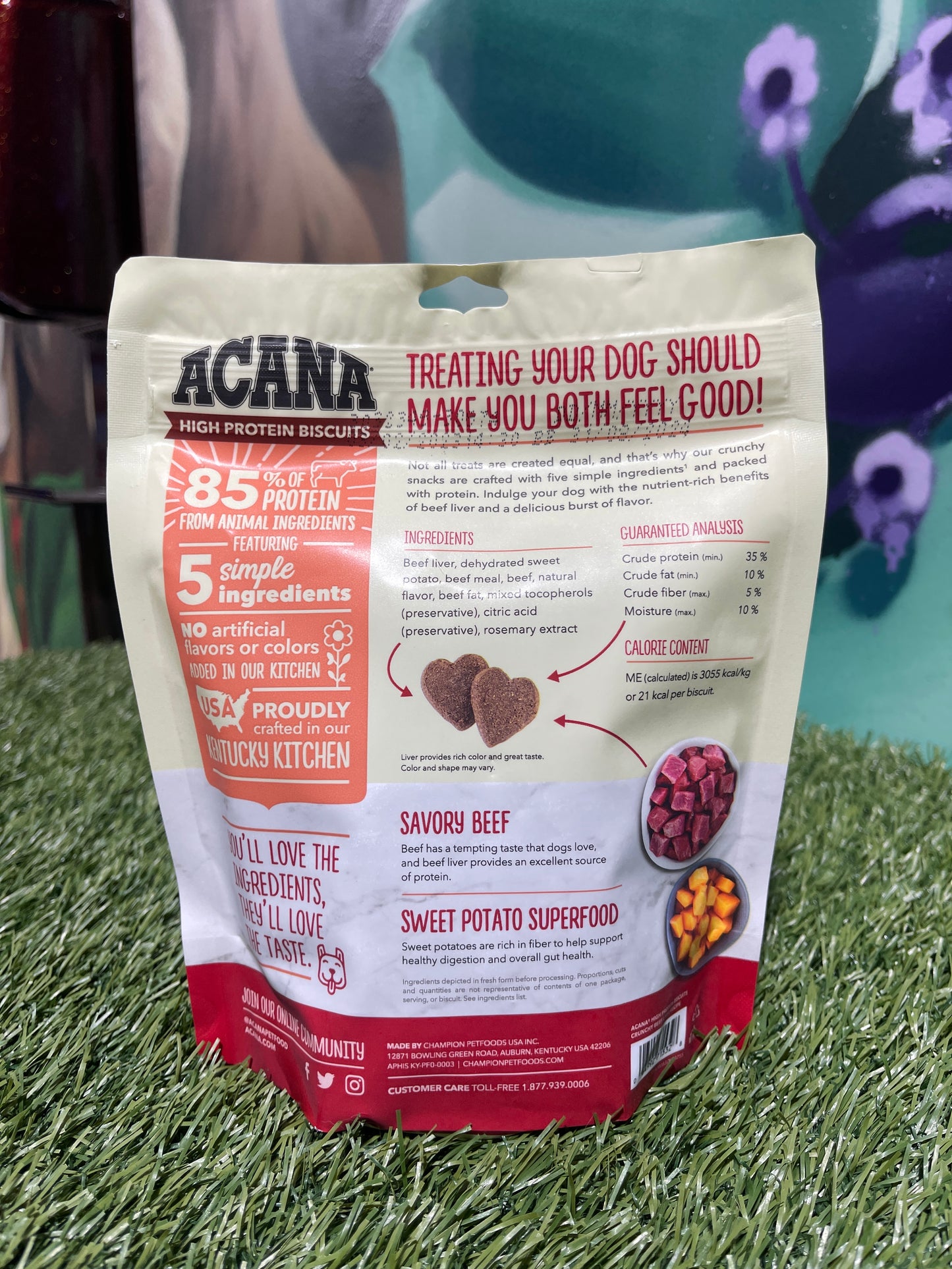 Acana Beef Liver Dog Biscuits 9oz