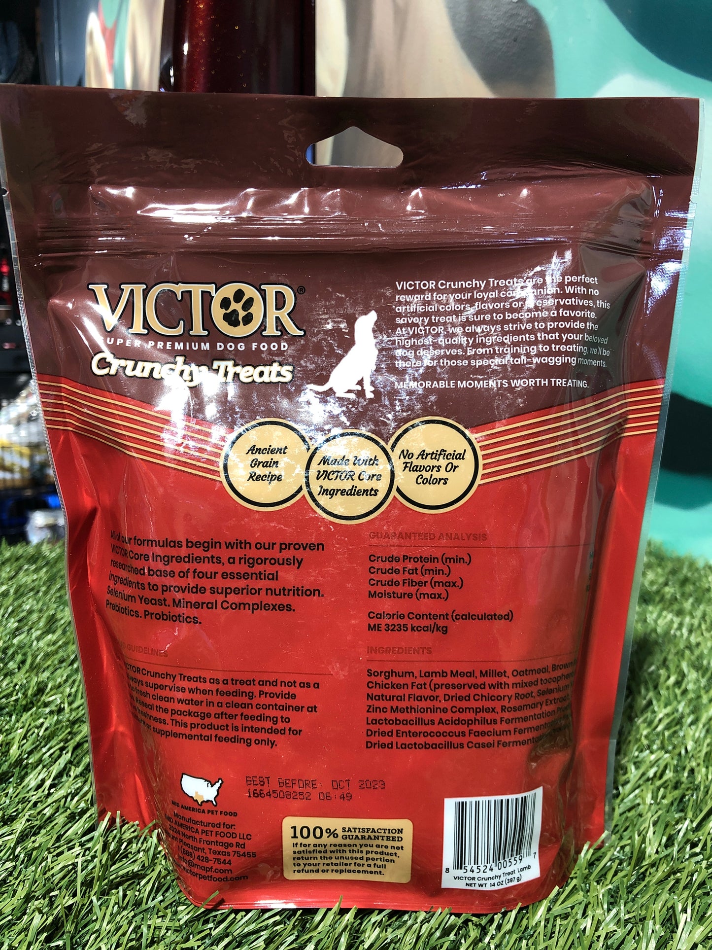 Victor Brown Crunchy Treats Lamb Meal 14oz