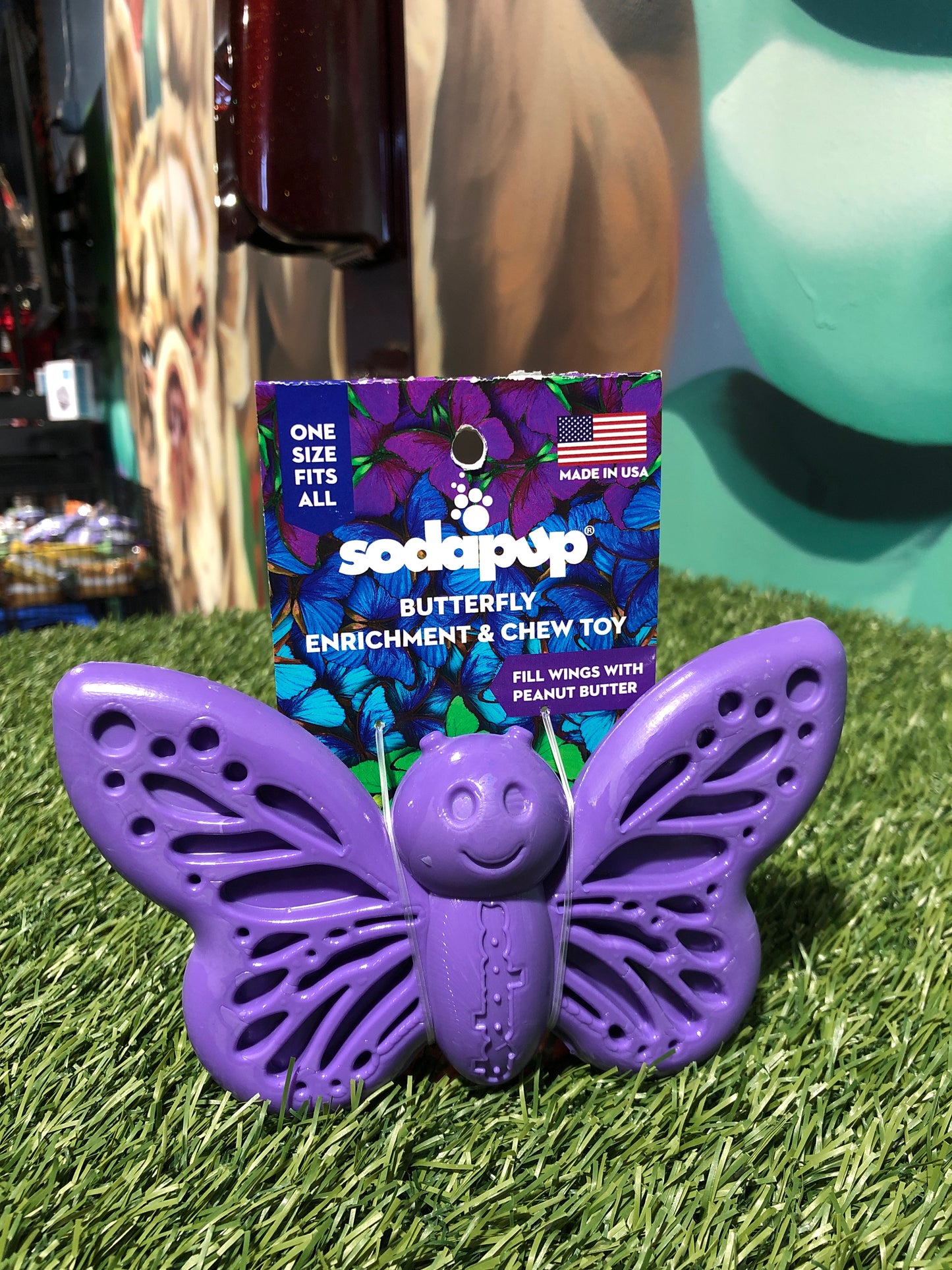 Sodapup Nylon Butterfly Toy