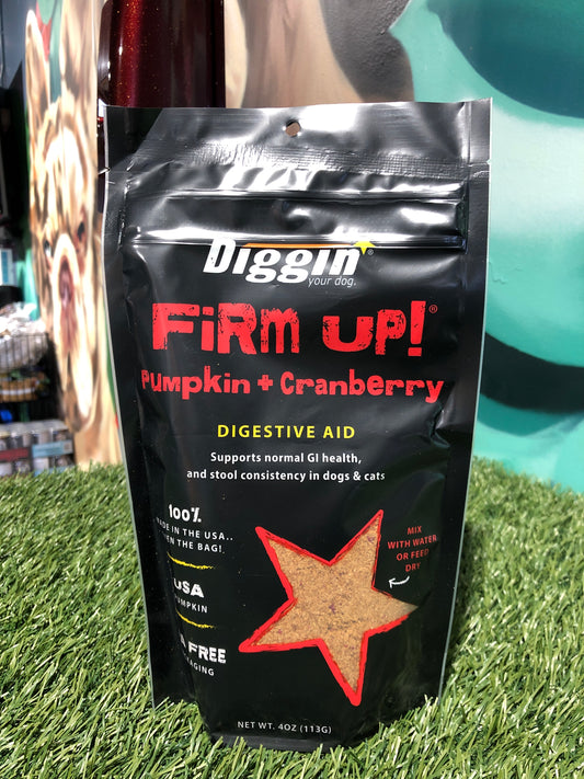 Diggin Firm Up Pumpkin Cranberry 4oz Digestive Aid