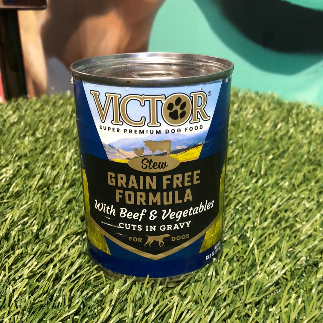 Victor Beef Veggie Gravy Can Food 13.2oz