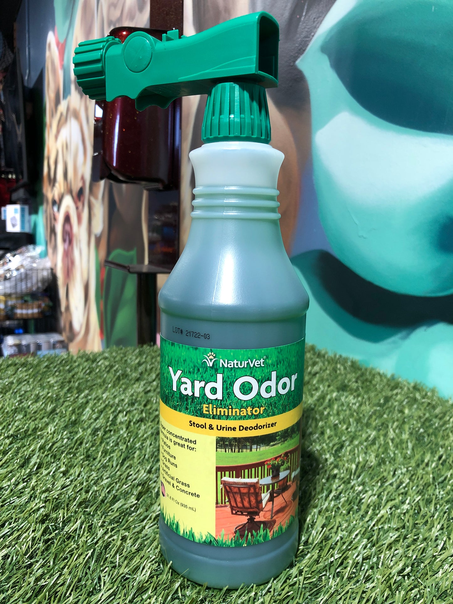 Naturvet Yard Odor Eliminator W/sprayer 31.6oz