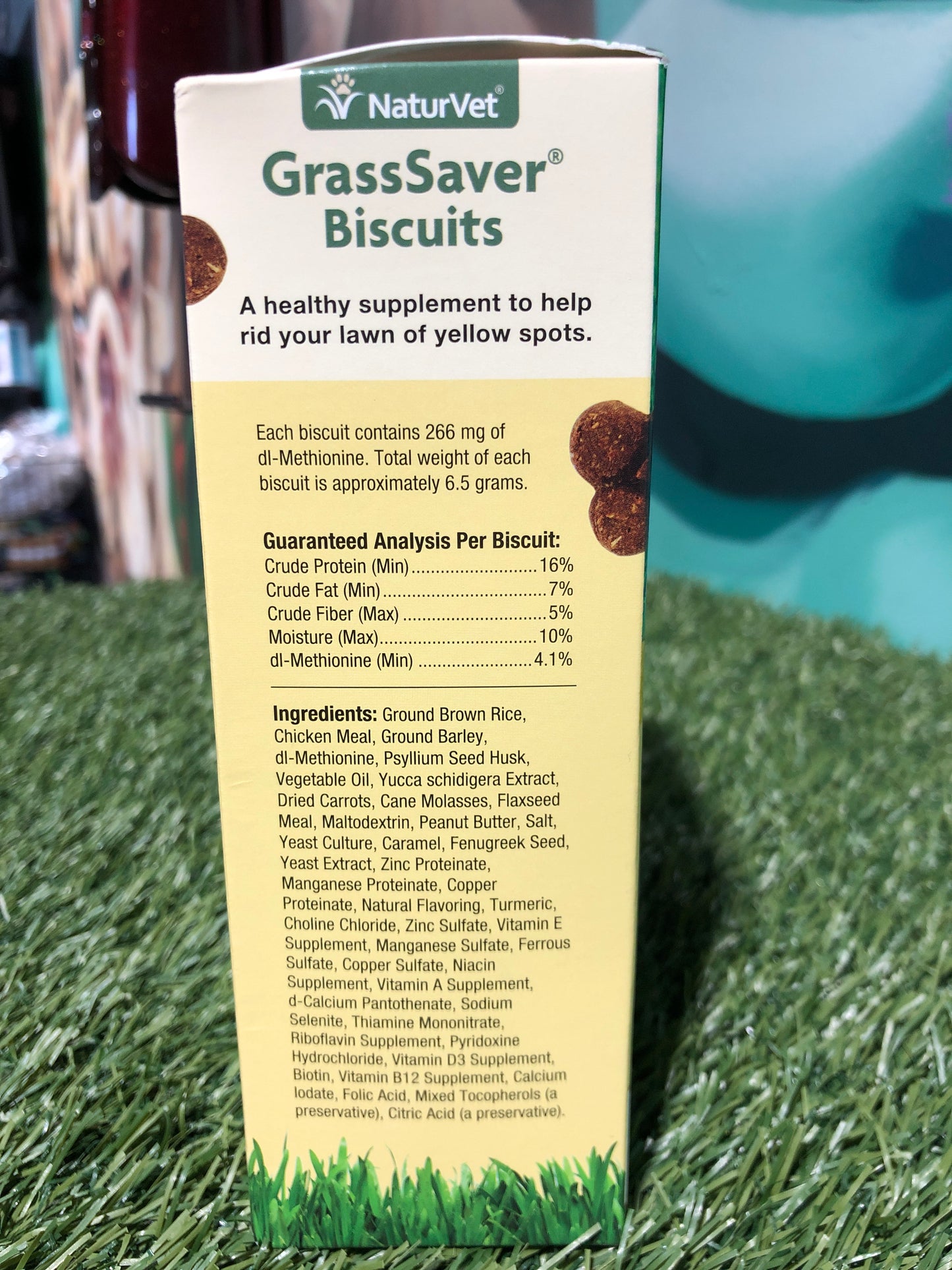 Naturvet Grass Saver Biscuits 11oz