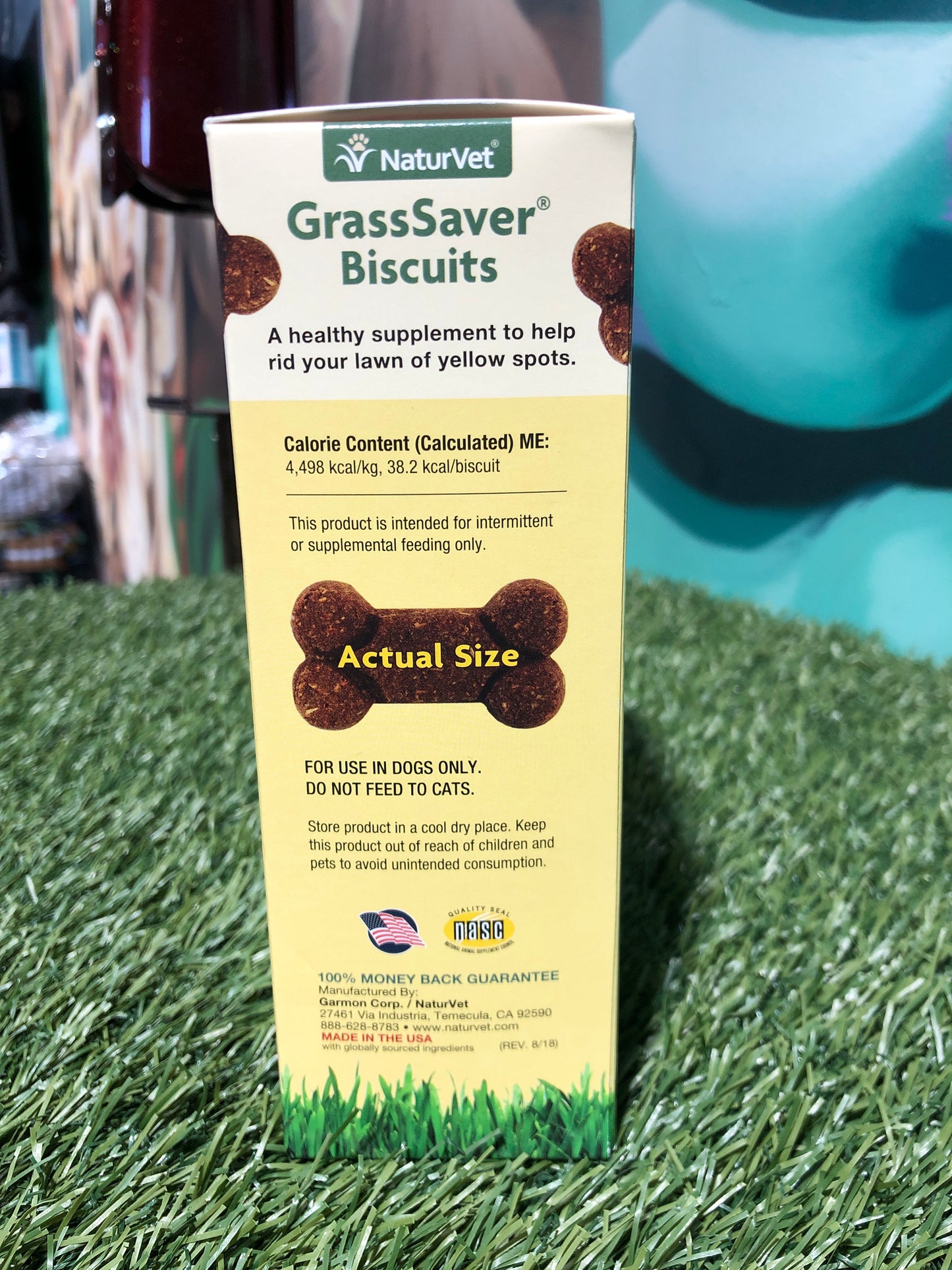 Naturvet Grass Saver Biscuits 11oz