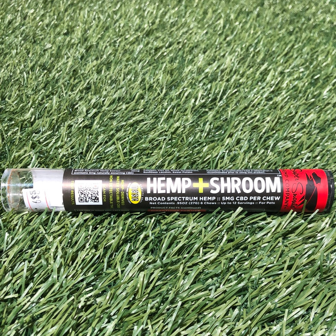 Super Snout Hemp Shroom Chews Tube