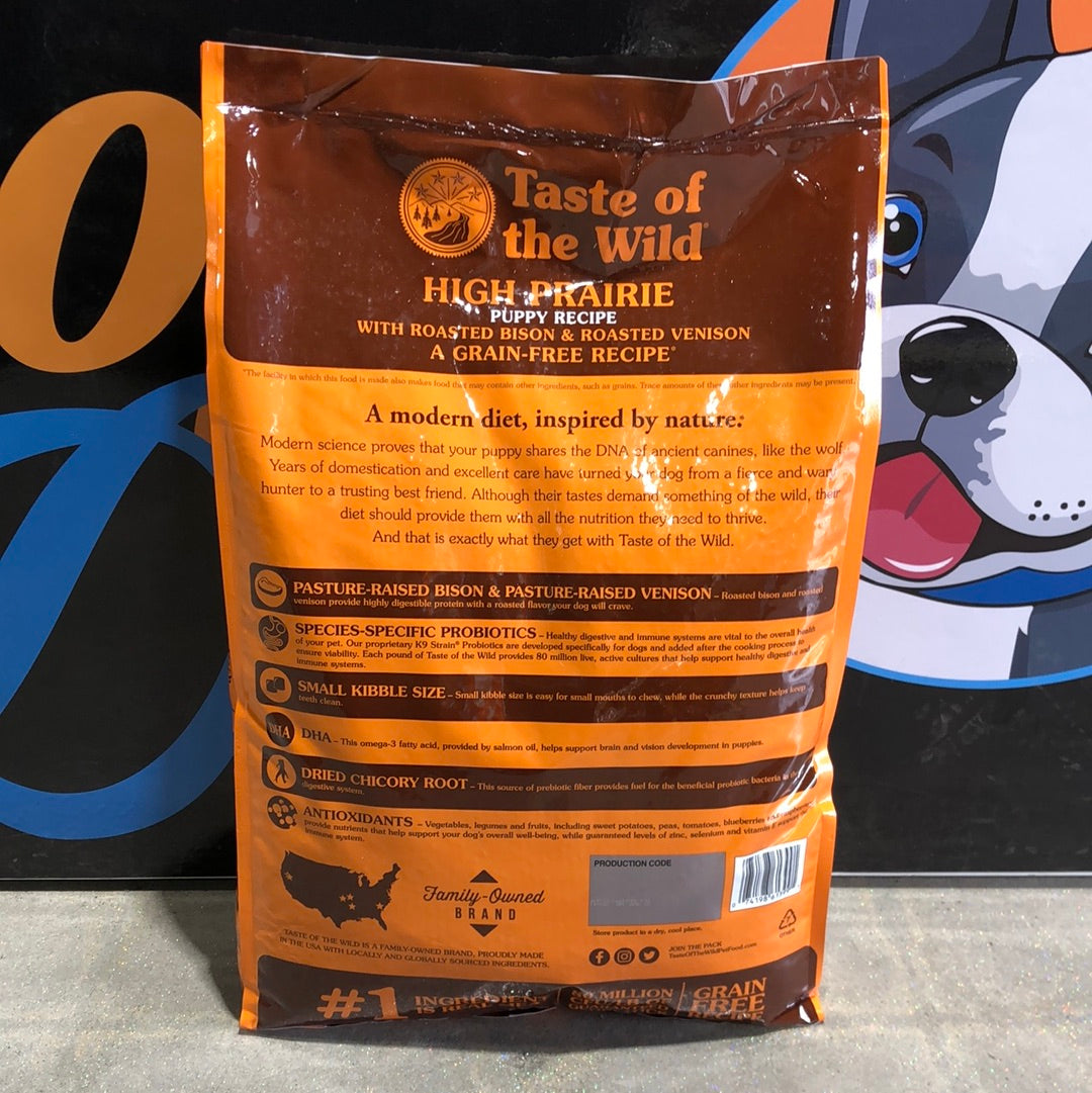 Taste Of The Wild High Prairie Puppy Food 28lb