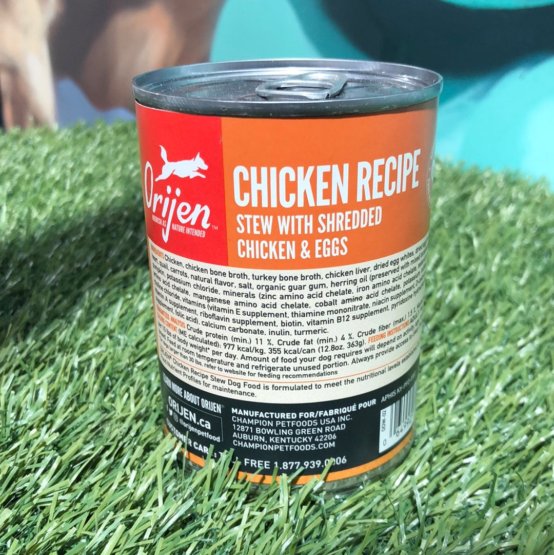 Orijen Dog Chicken Recipe Can Food Ea 12.8oz