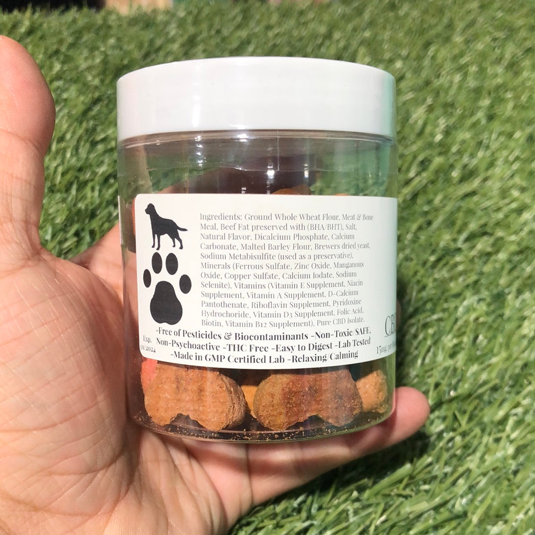 Jefmo CBD Dog Biscuits 10ct