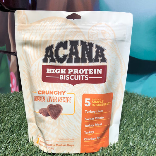 Acana Turkey Liver Dog Biscuits 9oz