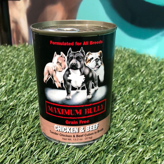 Maximum Bully Chicken & Beef Can 13oz