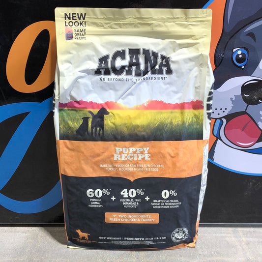 Acana Puppy Recipe Dog Food 25lb