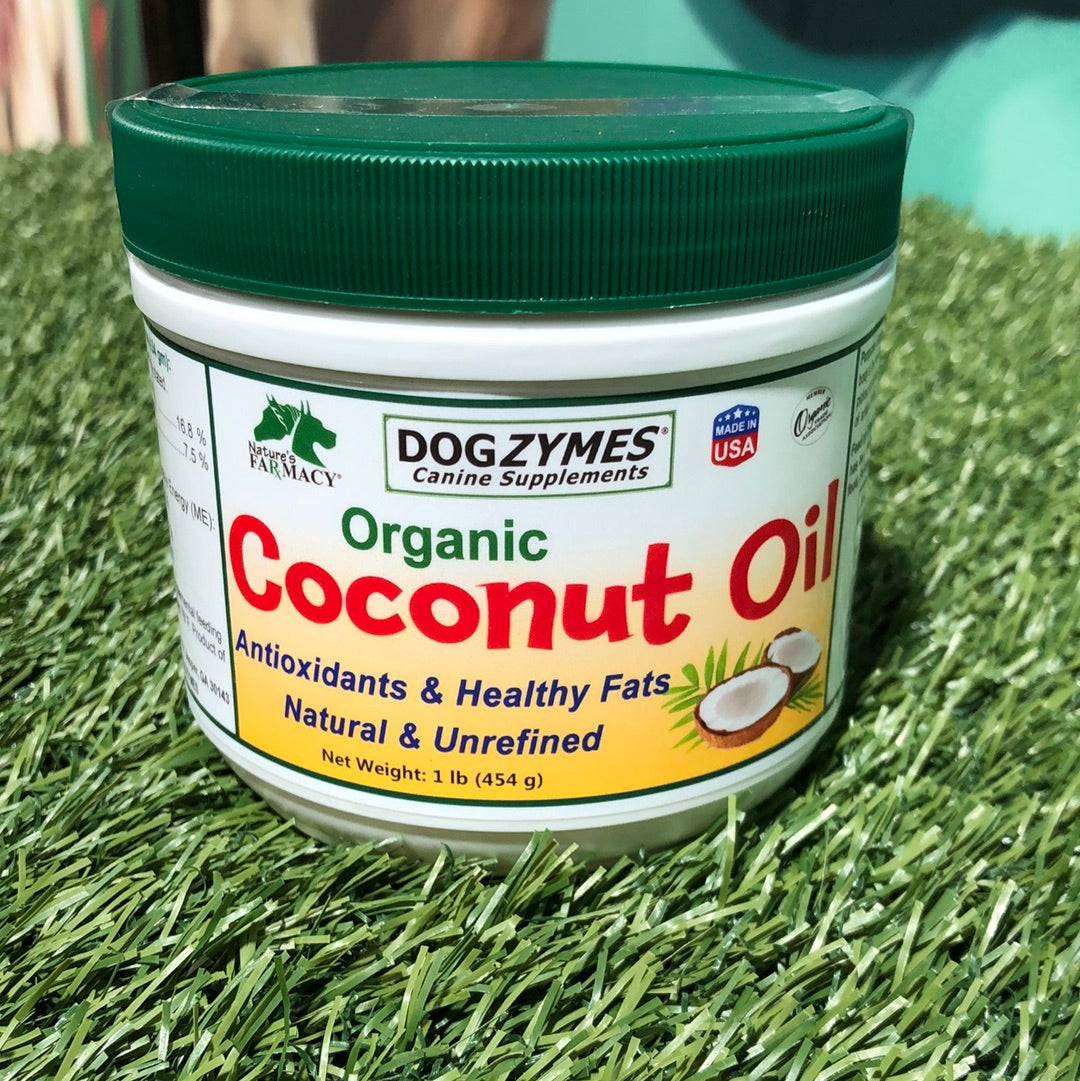 Dog Zymes Organic Coconut Oil 1lb