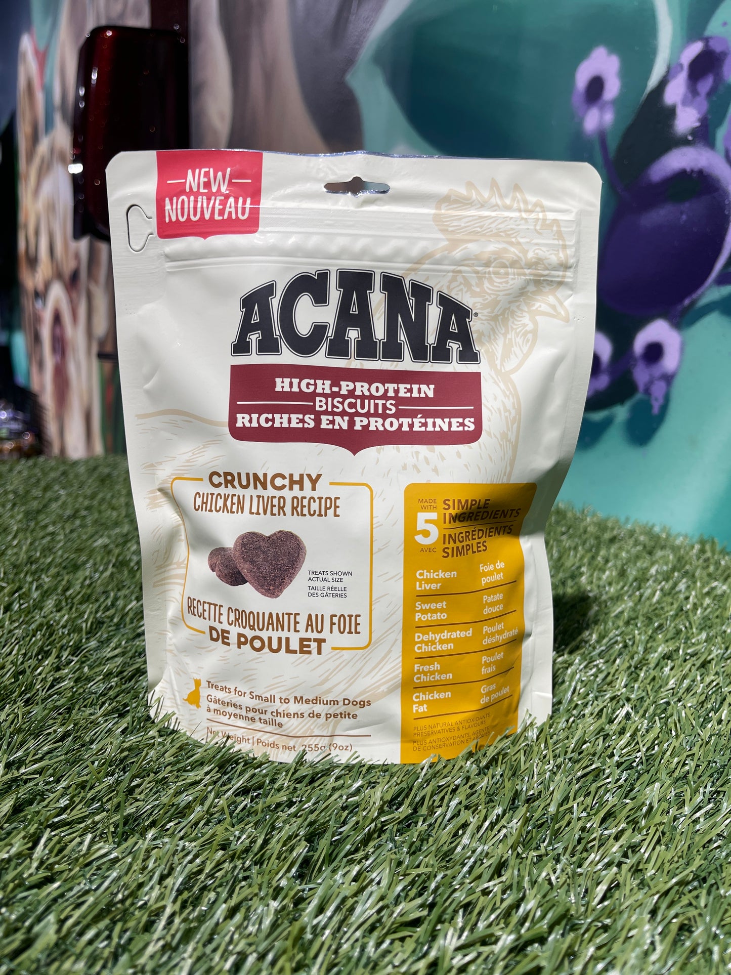 Acana Chicken Liver Dog Biscuits 9oz