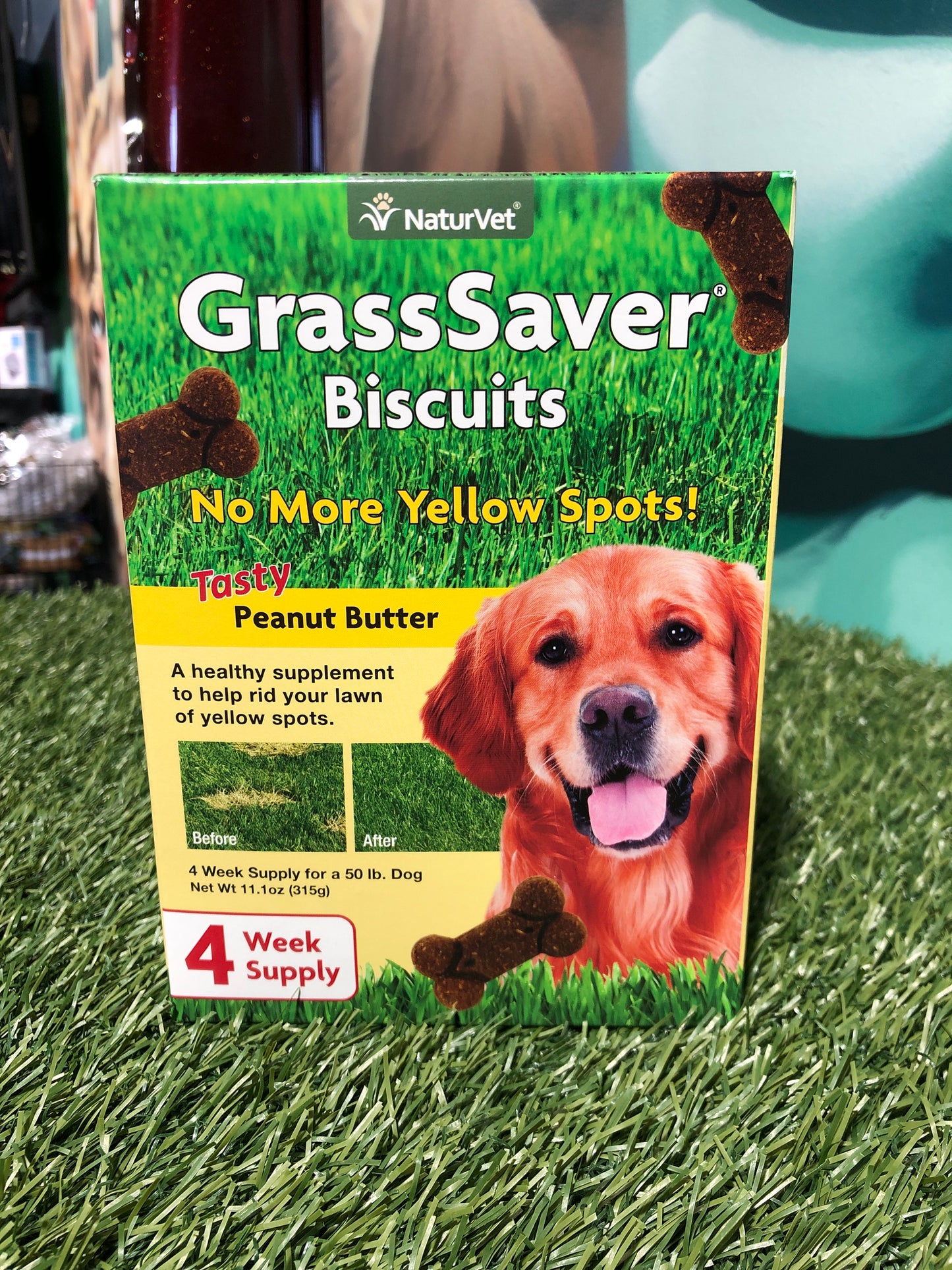 Naturvet Grass Saver Biscuits 11oz