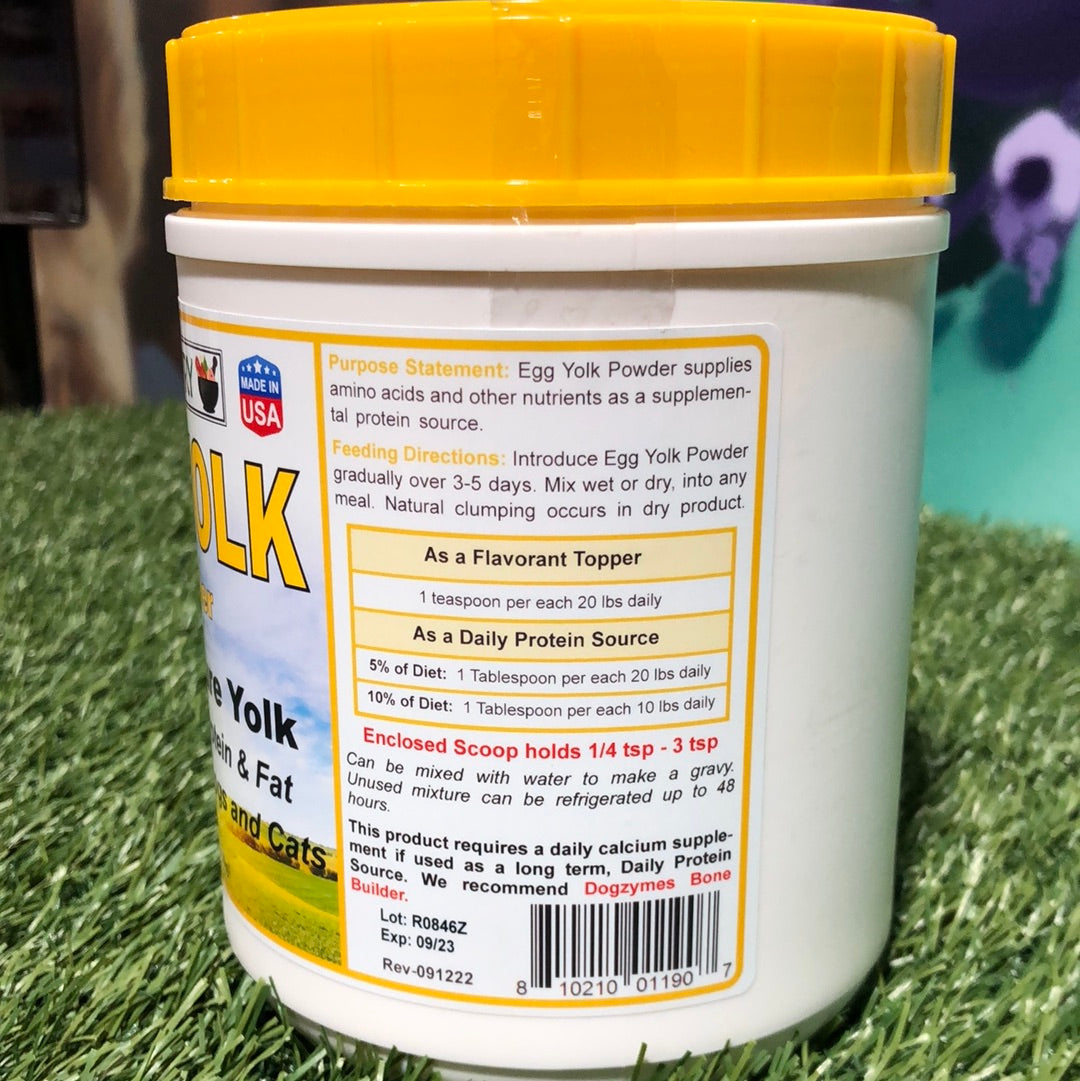 Dog Zymes Egg Yolk Powder 1lb