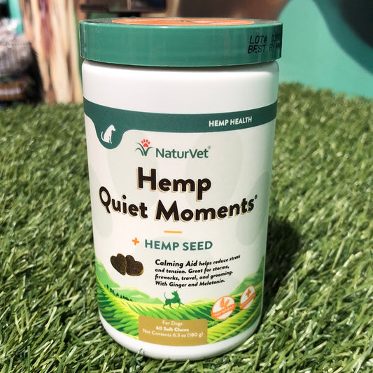 Naturvet Hemp Quite Moments Chews 60ct