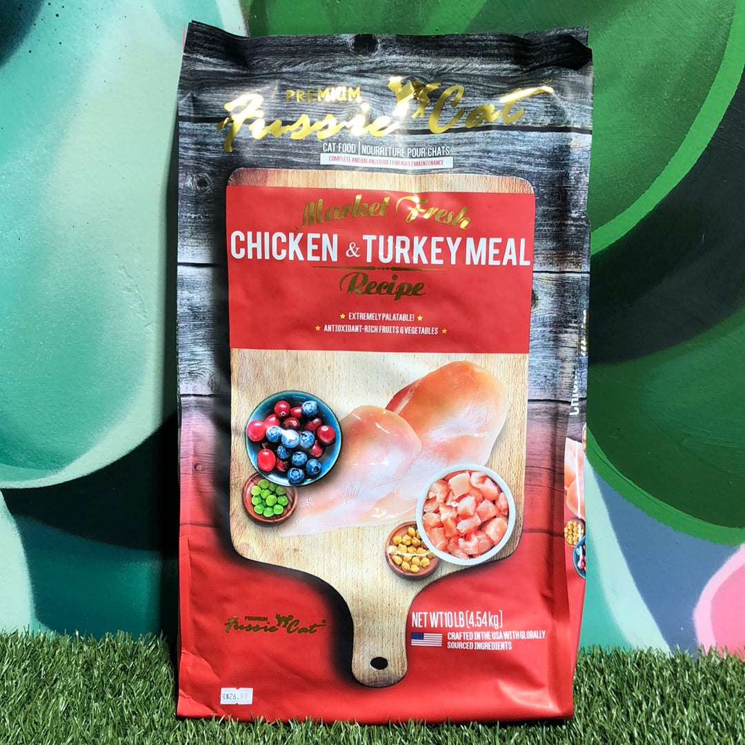 Fussie Cat Chicken And Turkey Kibble 10lb